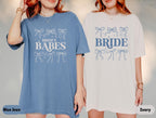 Comfort Colors® Bride's Babes Bridesmaid Shirts, Coquette Bachelorette Shirts, Bride Bows Tee, Bachelorette Party Shirts, Girly Bachelorette