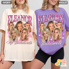 Custom Bachelorette Shirts, Custom Bootleg Rap Tee with Bride Face Photo Shirt, Bachelorette Party Gifts, Vintage Graphic Team Bride Shirt