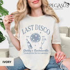 Comfort Colors® Last Disco Bachelorette Shirts, Disco Bride Custom Shirt, Personalized Bachelorette Shirts