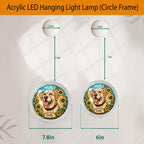 New! Custom Pet Portrait LED Hanging Light Lamp, Loss of Dog Gift, Puppy Loss Gift, Pet Memorial Gift, Puppy Loss Gift, Christmas Decor 2025