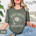 Comfort Colors® Last Disco Bachelorette Shirts, Disco Bride Custom Shirt, Personalized Bachelorette Shirts