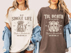 Til Death Do Us Party T-Shirt, Halloween Bachelorette, Gothic Bride