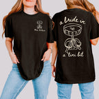 Comfort Colors® A Bride in a Tini Bit Custom Bride Shirt, Espresso Martini Themed Future Mrs Tee Tini Bit Engaged, Bridal Shower Gift Fiance