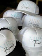Personalized Future Mrs. Bride Custom Trucker Hat Engagement Gift Bachelorette Hats Gifts for Bride to Be