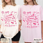 Personalized Disco Bachelorette Comfort Colors Shirt: Bride & Crew Matching Tees