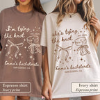 She’s Tying the Knot Shirt: Girly Bow Bachelorette Party Tee