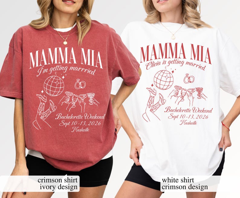 Mamma Mia Bachelorette Shirts, She Found Her Honey Honey Dancing Queens Brides Last Disco Bach Shirts Gift for Bridesmaid Disco Shirts