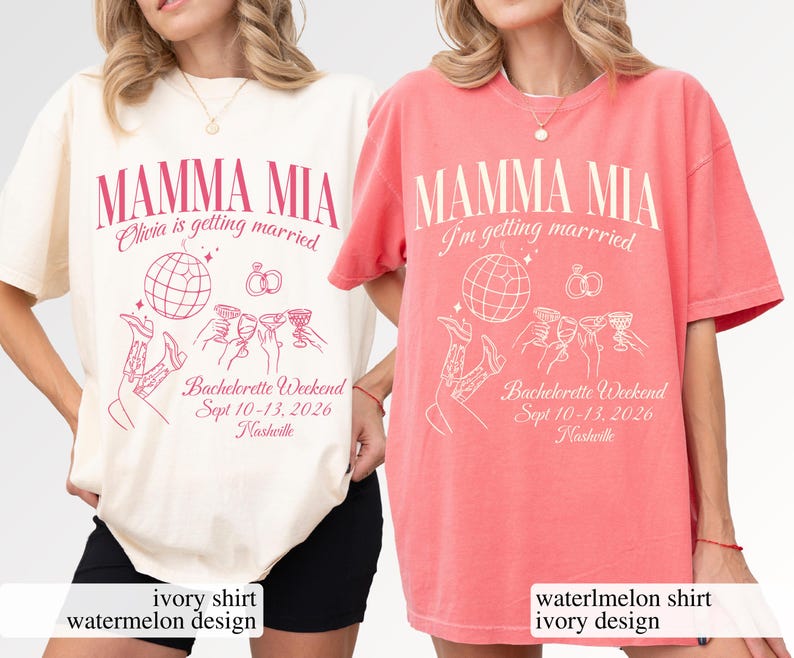 Mamma Mia Bachelorette Shirts, She Found Her Honey Honey Dancing Queens Brides Last Disco Bach Shirts Gift for Bridesmaid Disco Shirts