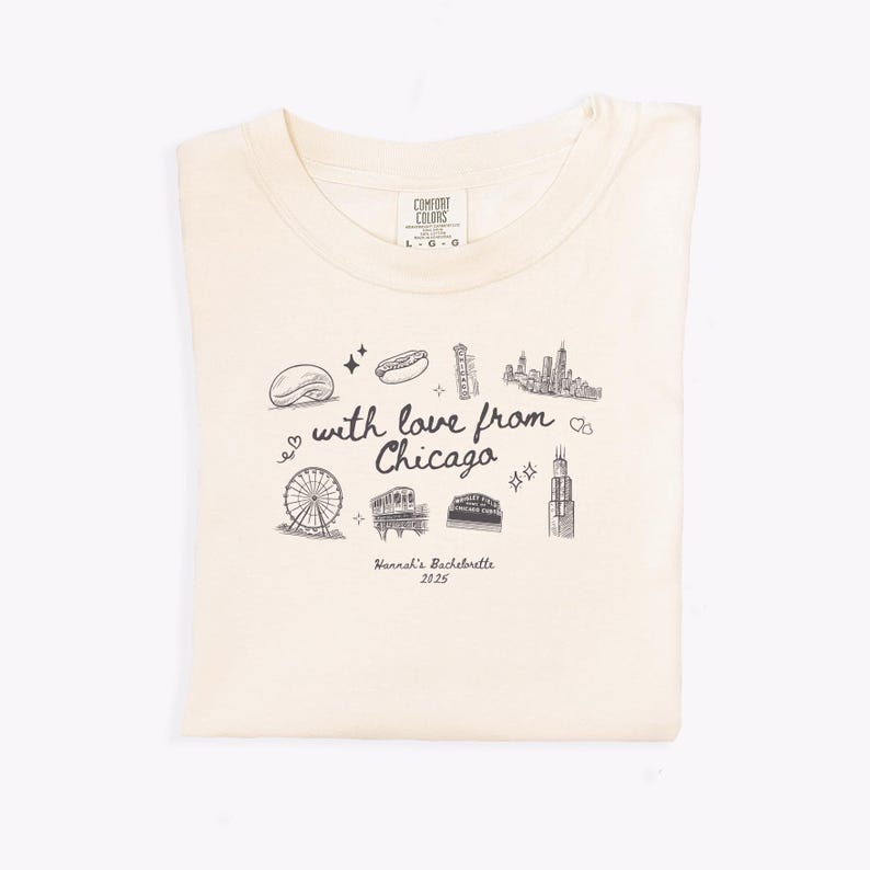 Personalized Charleston Bachelorette Comfort Colors® T-shirt Bachelorette Party Matching Shirts Bridal Gift For Bride Custom Bachelorette
