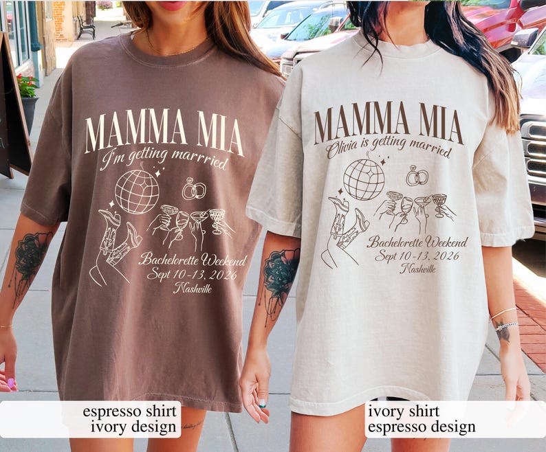Mamma Mia Bachelorette Shirts, She Found Her Honey Honey Dancing Queens Brides Last Disco Bach Shirts Gift for Bridesmaid Disco Shirts