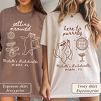 Getting Meowied Bachelorette Shirt: Funny Cat Lovers Bride Party Tee
