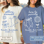 Getting Meowied Bachelorette Shirt: Funny Cat Lovers Bride Party Tee