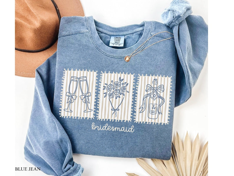 Comfort Colors® Bridal Party Shirts, Bridesmaid Proposal Gift, Personalized Maid Of Honor Tee, Bachelorette Getting Ready Outfit