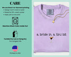 Comfort Colors® A Bride in a Tini Bit Bride Shirt, Espresso Martini Shirt, Future Mrs Shirt, Engaged Shirt, Bridal Shower Gift Idea