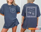 Custom Beach Bachelorette Comfort Colors Shirts, Dirty 30 Birthday Merch Party Bikinis And Martinis Bachelorette, Personalized Club Shirts