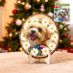 Custom Pet Portrait Wall Art, Pet Memorial Gift, Custom Guinea Pig Portrait Wooden Hanging, Pet Loss Sympathy Gift, Hamster Memorial Gift