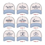 Custom Embroidered Trucker Hat, 90s Vintage Style Bachelorette & Bachelor Party Hat, Your Design Here, Personalized Gift HC0201