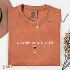 Comfort Colors® A Bride in a Tini Bit Bride Shirt, Espresso Martini Shirt, Future Mrs Shirt, Engaged Shirt, Bridal Shower Gift Idea
