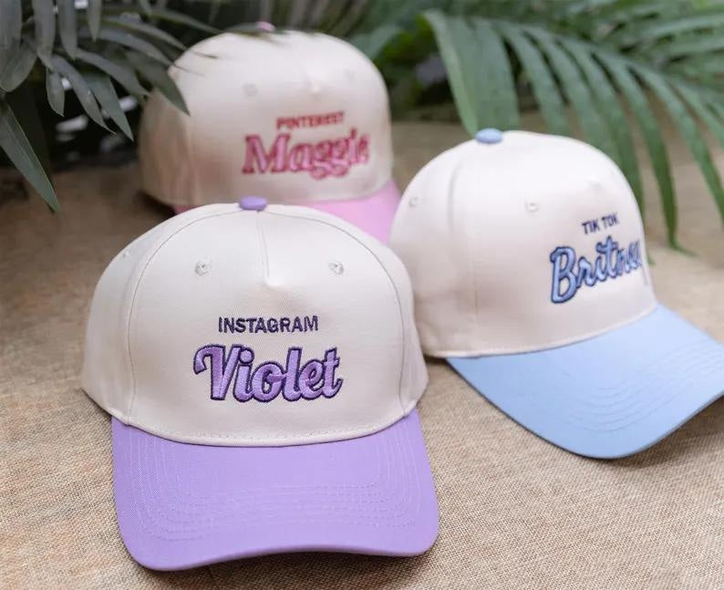 Custom Embroidered Trucker Hat, 90s Vintage Style Bachelorette & Bachelor Party Hat, Your Design Here, Personalized Gift HC0201