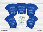 Nautical Bachelorette Party Shirts, Bachelorette Shirts, Bachelorette Cruise, Last Sail Before the Veil, Let's Get Nauti, Beach Bachelorette