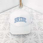 Personalized Bride Hat, Puff Embroidered Custom Bride to be gift - BRIDEF-EM