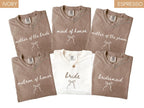 Bridal Party Comfort Colors® Shirt, Bridesmaid Proposal Gift, Maid Of Honor Tee, Matching Wedding Shirt, Wedding Party Bachelorette Shirt