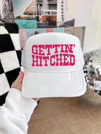 Getting Rowdy Trucker Hat, Getting Hitched Custom Hats