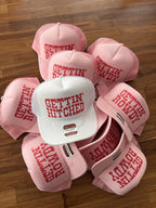 Getting Rowdy Trucker Hat, Getting Hitched Custom Hats