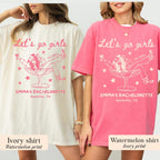Let's Go Girls, Custom Western Bachelorette Shirt, Cowgirl Bride Tee, Personalized Nashville Bach Shirts, Matching Country Bridal Squad