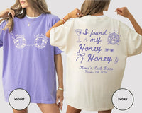 Disco Bachelorette Shirt Comfort Colors She Found Her Honey Honey Shirt Dancing Queens Bach Shirt Nightclub Hen Party Shirts