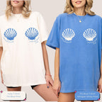 Custom Mermaid Bachelorette Shirt, Comfort Colors Bridal Party Tee, Personalized Beach Bach Top