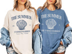 Summer I Turned Married Bachelorette Shirts - Personalized Bridal Party Tshirt for Bach Trip BA2604