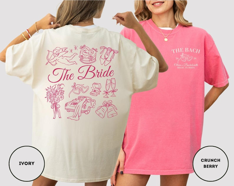Luxury Bachelorette Party Shirt Comfort Colors Bach Shirts, The Bach Club T-shirts, Social Club Bachelorette Tees