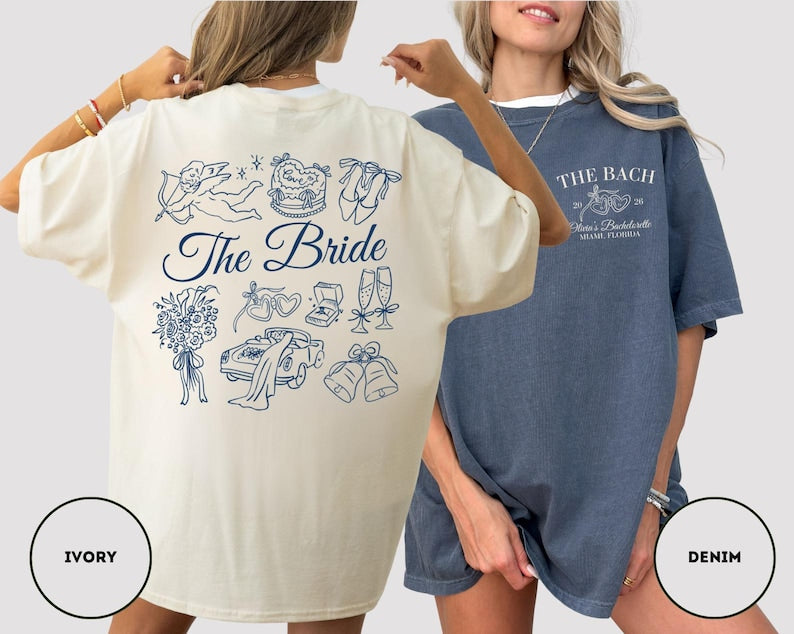 Luxury Bachelorette Party Shirt Comfort Colors Bach Shirts, The Bach Club T-shirts, Social Club Bachelorette Tees