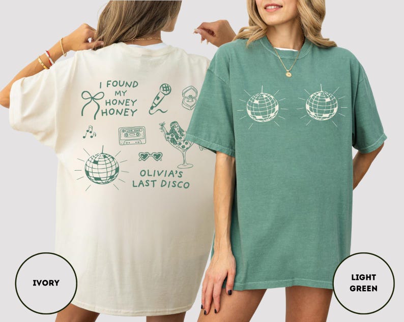 Disco Bachelorette Shirt Comfort Colors She Found Her Honey Honey Shirt Dancing Queens Bach Shirt Nightclub Hen Party Shirts