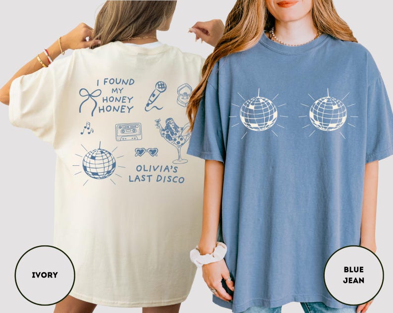 Disco Bachelorette Shirt Comfort Colors She Found Her Honey Honey Shirt Dancing Queens Bach Shirt Nightclub Hen Party Shirts