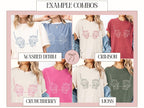 Custom Beach Bachelorette Comfort Colors Shirts, Bikinis and Martinis Shirt, Last Toast On The Coast, Seashells and Wedding Bells