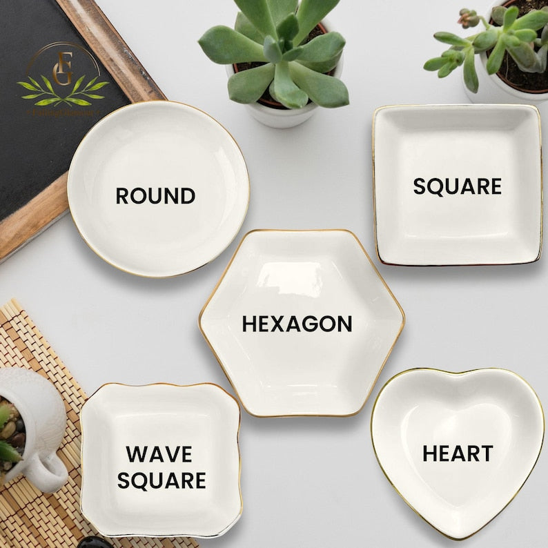 Personalized Bestie Photo Jewelry Dish, Trinket Tray Gift For Bridesmaid,Soul Sister Gift,Birthday Gift for Friends,Ring Dish for Friendship