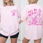 Let's Go Girls Western Bachelorette Shirt, Custom Cowgirl Bride Tee, Personalized Nashville Bach Shirts, Matching Country Bridal Squad Gift