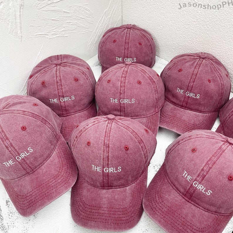 Personalized Embroidered Bride Squad Baseball Cap | Custom Bachelorette Party Hat | Bridal Shower Gift