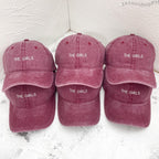 Personalized Embroidered Bride Squad Baseball Cap | Custom Bachelorette Party Hat | Bridal Shower Gift