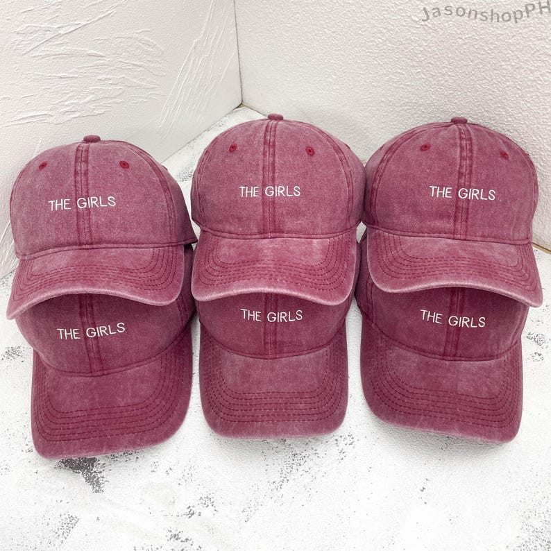 Personalized Embroidered Bride Squad Baseball Cap | Custom Bachelorette Party Hat | Bridal Shower Gift