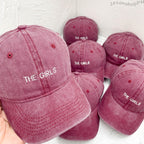 Personalized Embroidered Bride Squad Baseball Cap | Custom Bachelorette Party Hat | Bridal Shower Gift