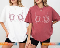 Wild Wild Wife Custom Cowgirl Bachelorette Shirts, One Lucky Bride Bach Merch, Personalized Nashville Texas Austin Bridal Party T-Shirts