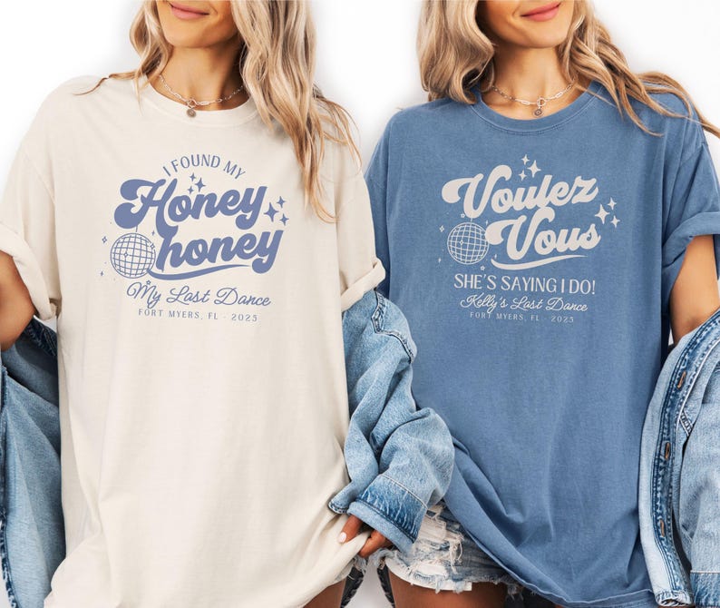Voulez Vous Bachelorette Shirt – Disco Bride Tee, Custom Bach Party Shirts, Dancing Queen Theme, Retro 70s Outfit