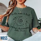 To The Moon and Bach Shirts, Custom Celestial Bachelorette Party T-Shirt, Space Girls Trip Tee