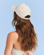 xo, Fetti Bride Embroidered Trucker Hat | Bachelorette Party Gift, Cotton 5 Panel Hat, Neutral Ivory Cap, Bridal Shower, Tonal, Accessory