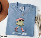 Last Rodeo Bachelorette Frog Shirts, Nashville Scottsdale Cowgirl Bachelorette Party Comfort Colors TShirt, Funny Bach Bridal Party Tee