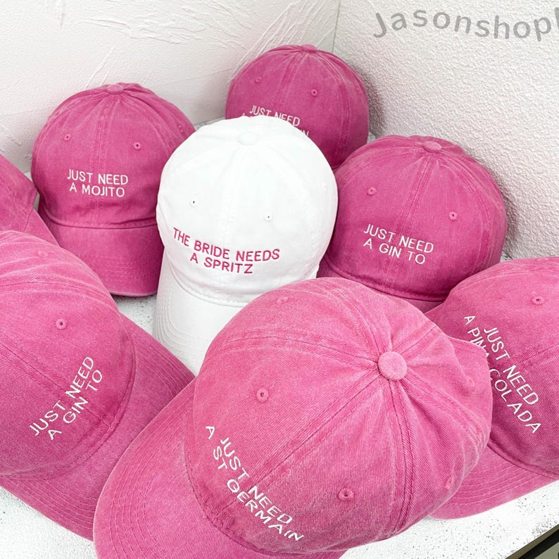 Personalized Embroidered Bride Squad Baseball Cap | Custom Bachelorette Party Hat | Bridal Shower Gift