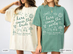 Custom Retro Bachelorette Shirts, Here Comes The Bride TShirt, Disco Bachelorette Party Tees, Luxury Bachelorette Merch, Bridesmaid Gifts